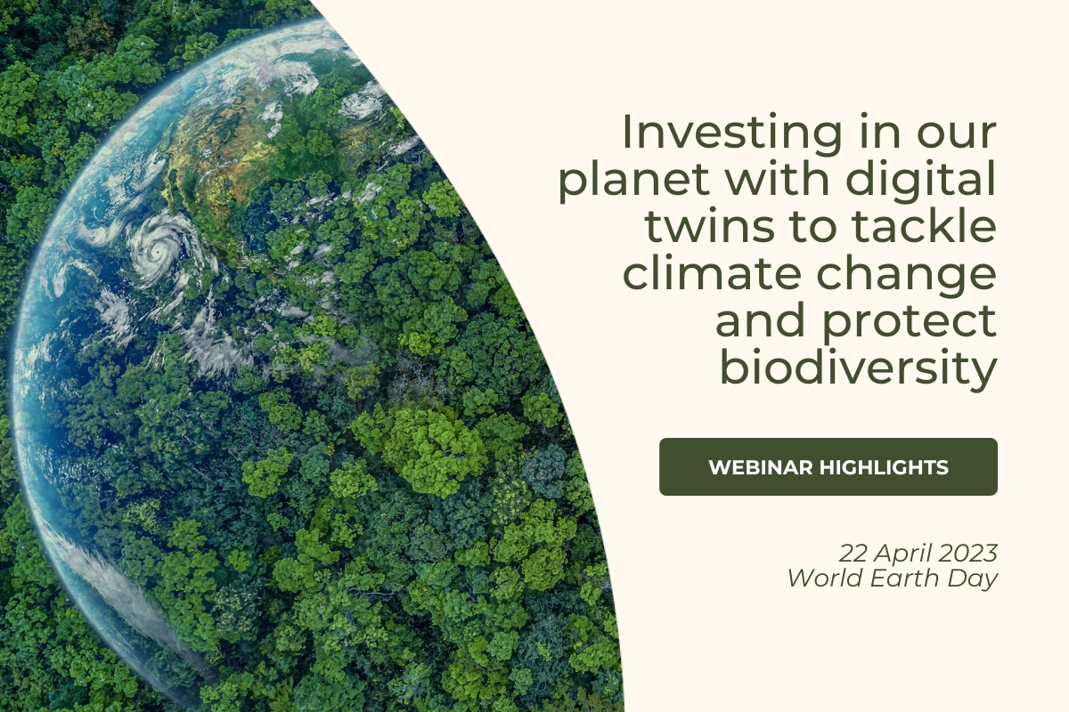 Investing in our planet with digital twins to tackle climate change and protect biodiversity