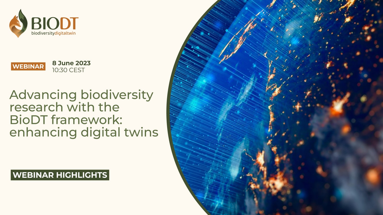 Advancing biodiversity research with the BioDT framework